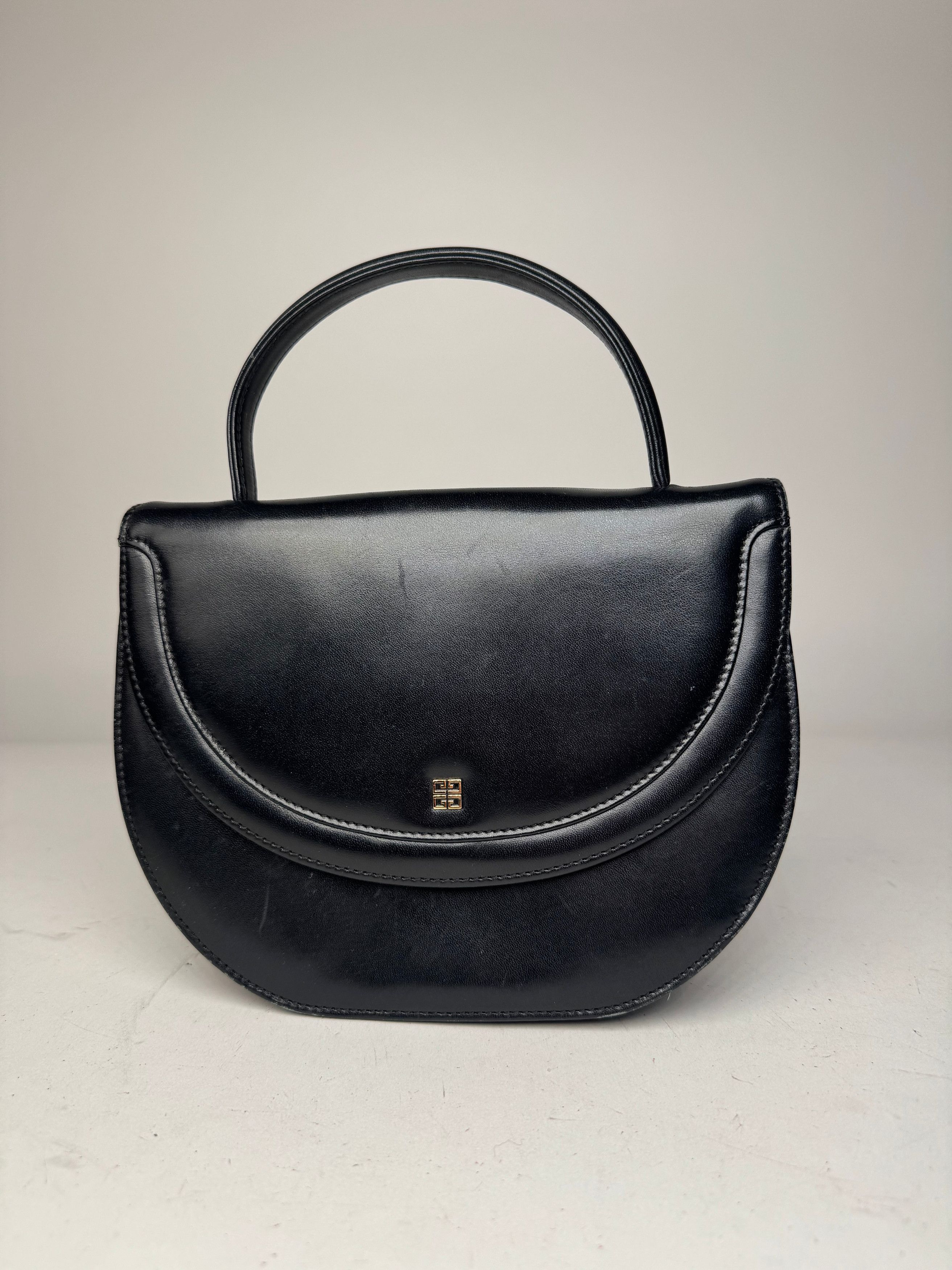 Givenchy Vintage Leather Bag Black Size ONE SIZE - 4 Thumbnail