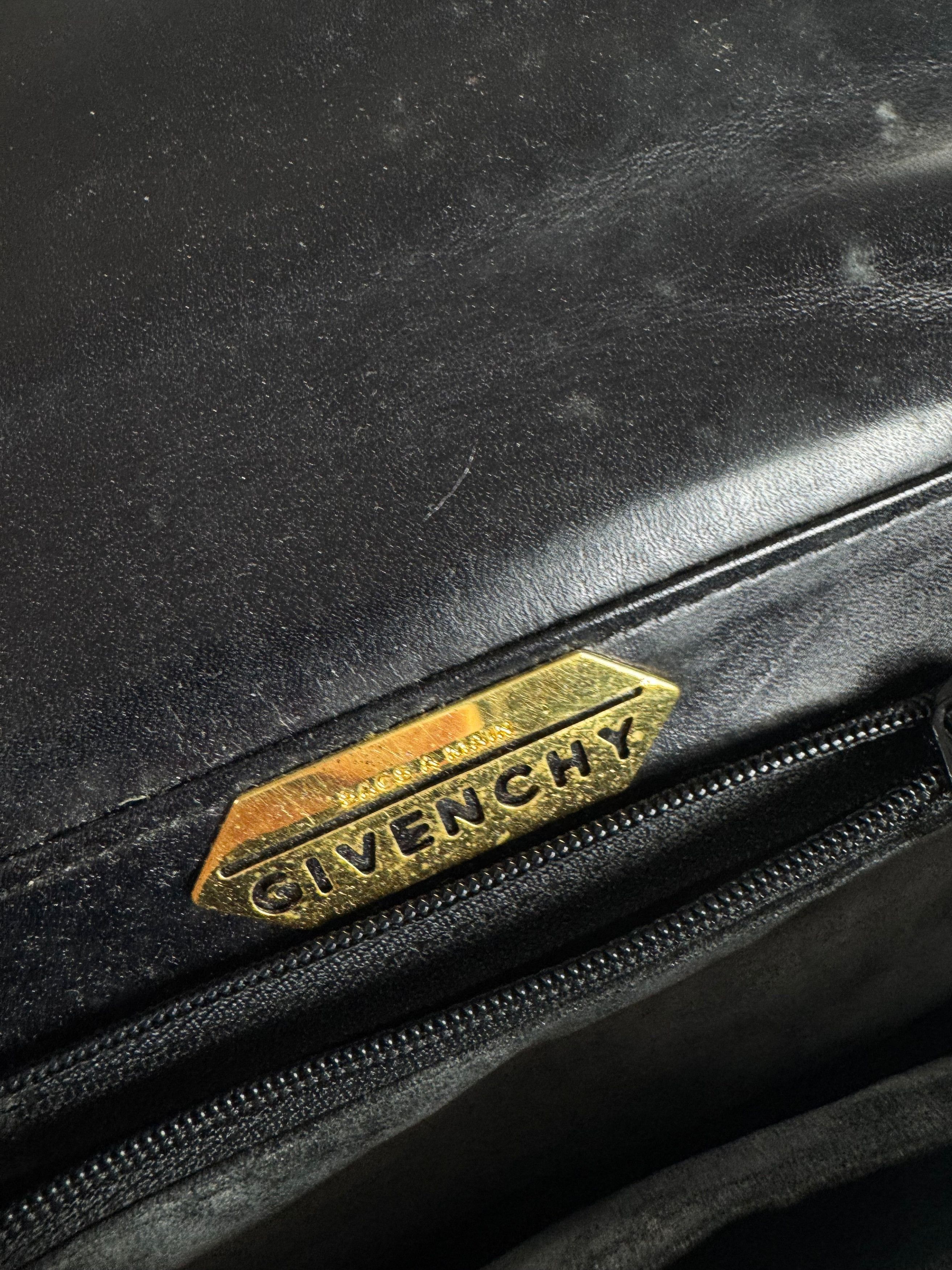 Givenchy Vintage Leather Bag Black Size ONE SIZE - 10 Thumbnail