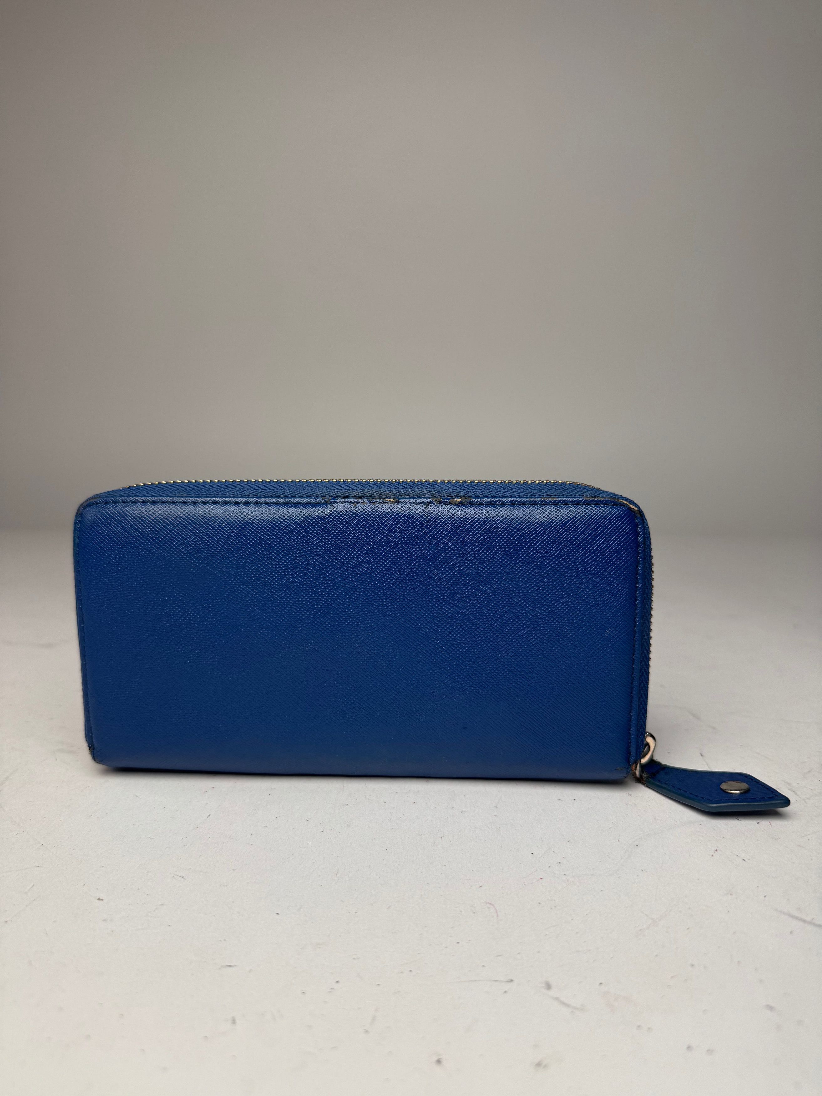 Vivienne Westwood Vintage Leather Wallet Blue Size ONE SIZE - 2 Thumbnail