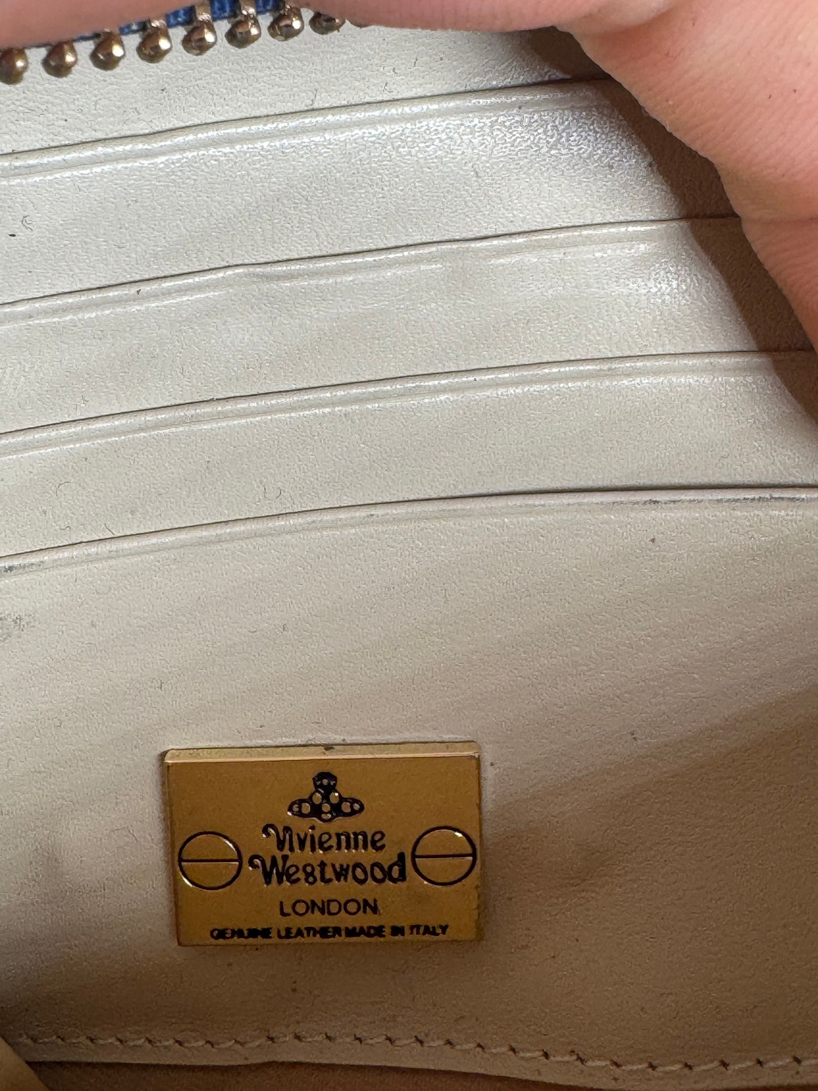 Vivienne Westwood Vintage Leather Wallet Blue Size ONE SIZE - 5 Thumbnail