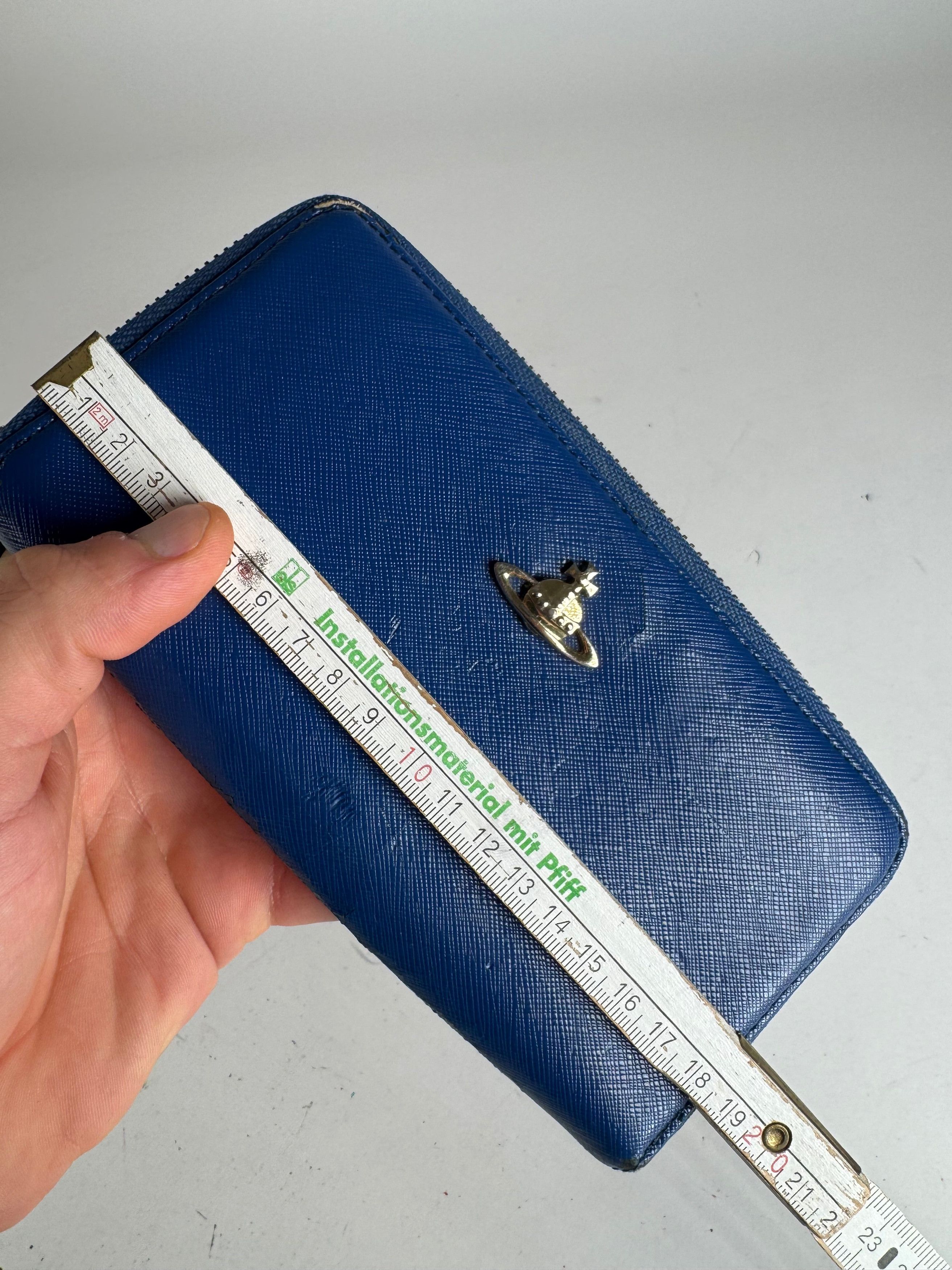 Vivienne Westwood Vintage Leather Wallet Blue Size ONE SIZE - 7 Thumbnail