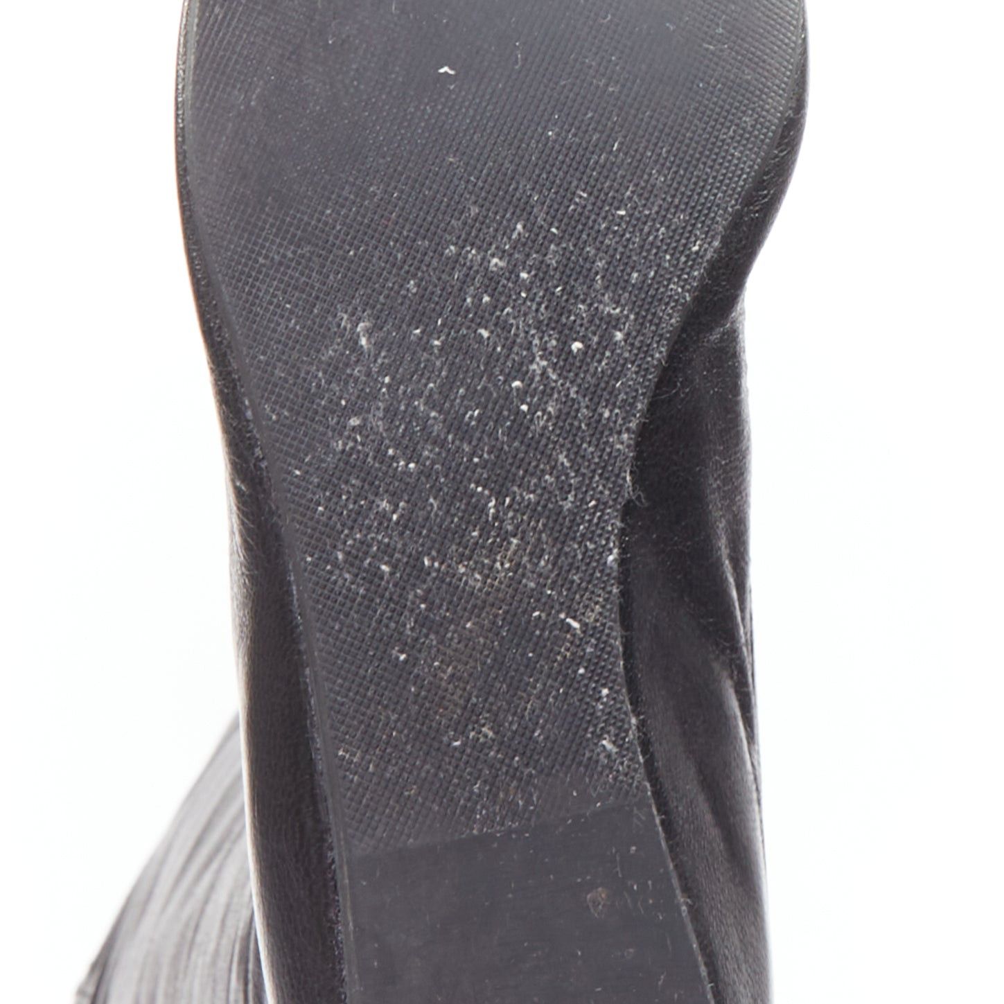 Lanvin LANVIN black soft leather round toe panelled flat long boots Size US 7 / IT 37 - 9 Thumbnail