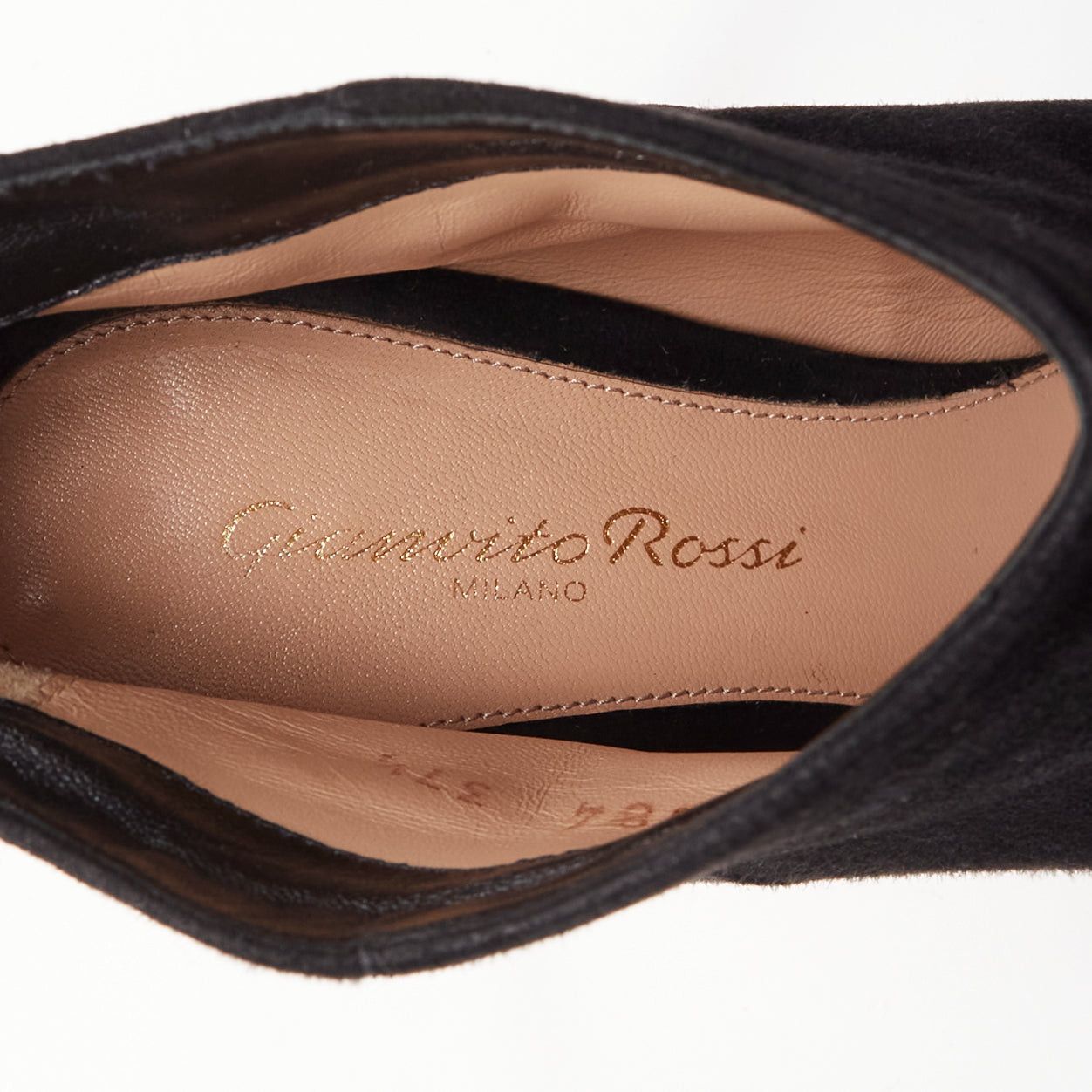 Gianvito Rossi GIANVITO ROSSI Stilo black suede leather pointy toes ankle booties EU37.5 Size US 7.5 / IT 37.5 - 9 Thumbnail
