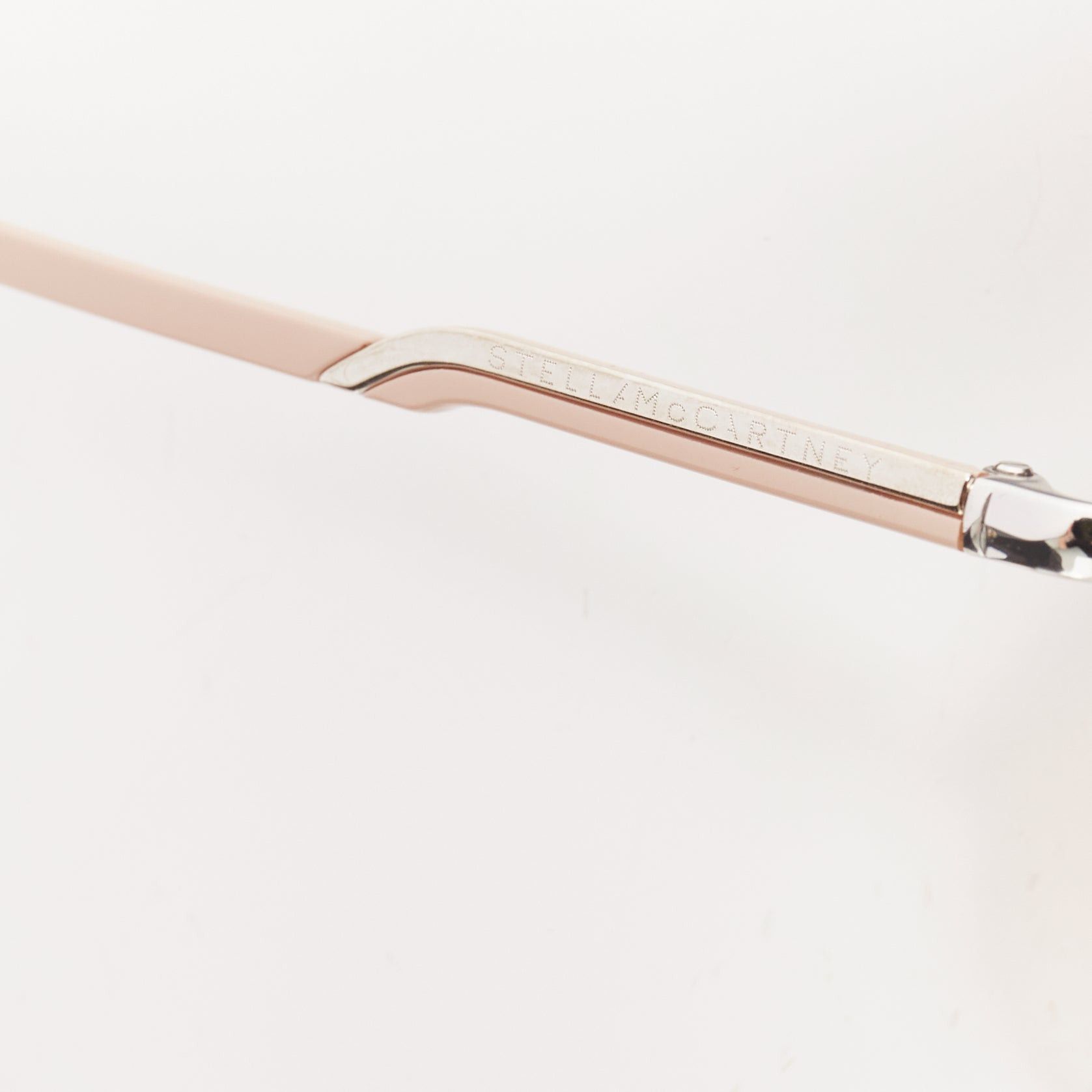 Stella McCartney STELLA MCCARTNEY SM3011 silver nude frame brown ombre lens sunglasses Size ONE SIZE - 6 Thumbnail