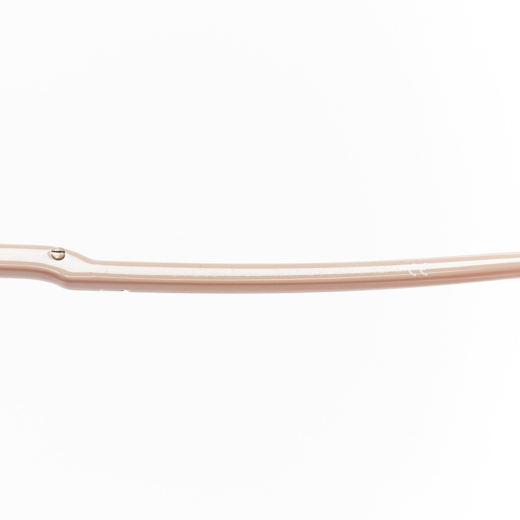 Stella McCartney STELLA MCCARTNEY SM3011 silver nude frame brown ombre lens sunglasses Size ONE SIZE - 7 Thumbnail