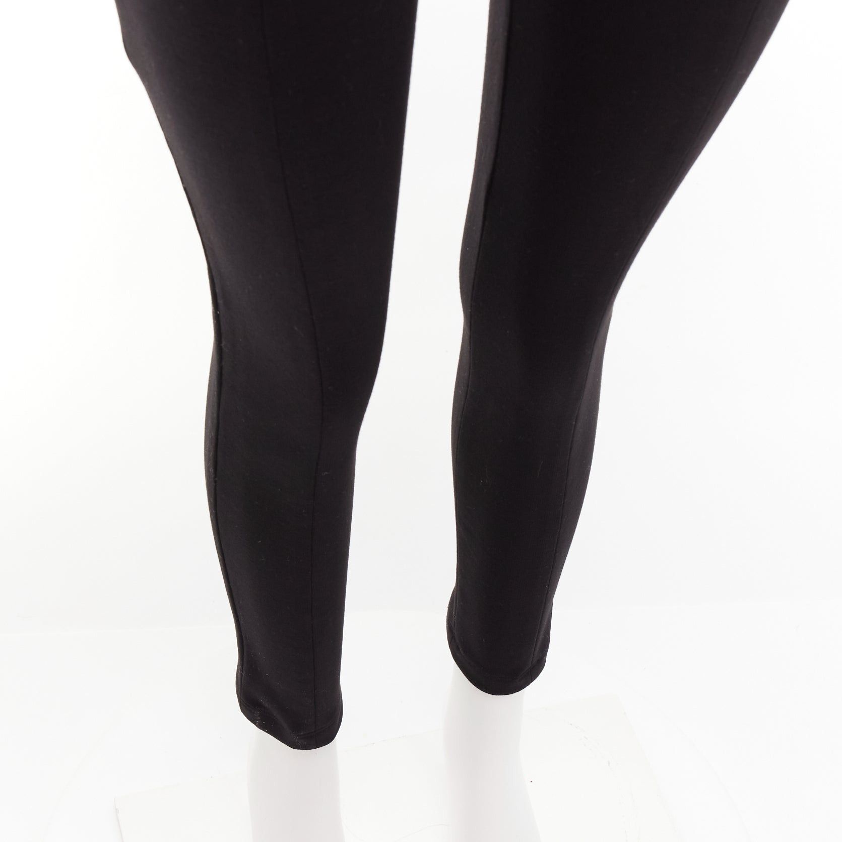 Paris Georgia PARIS GEORGIA black sweetheart underwire neckline skinny jumpsuit US0 XS Size 27" / US 4 / IT 40 - 7 Thumbnail
