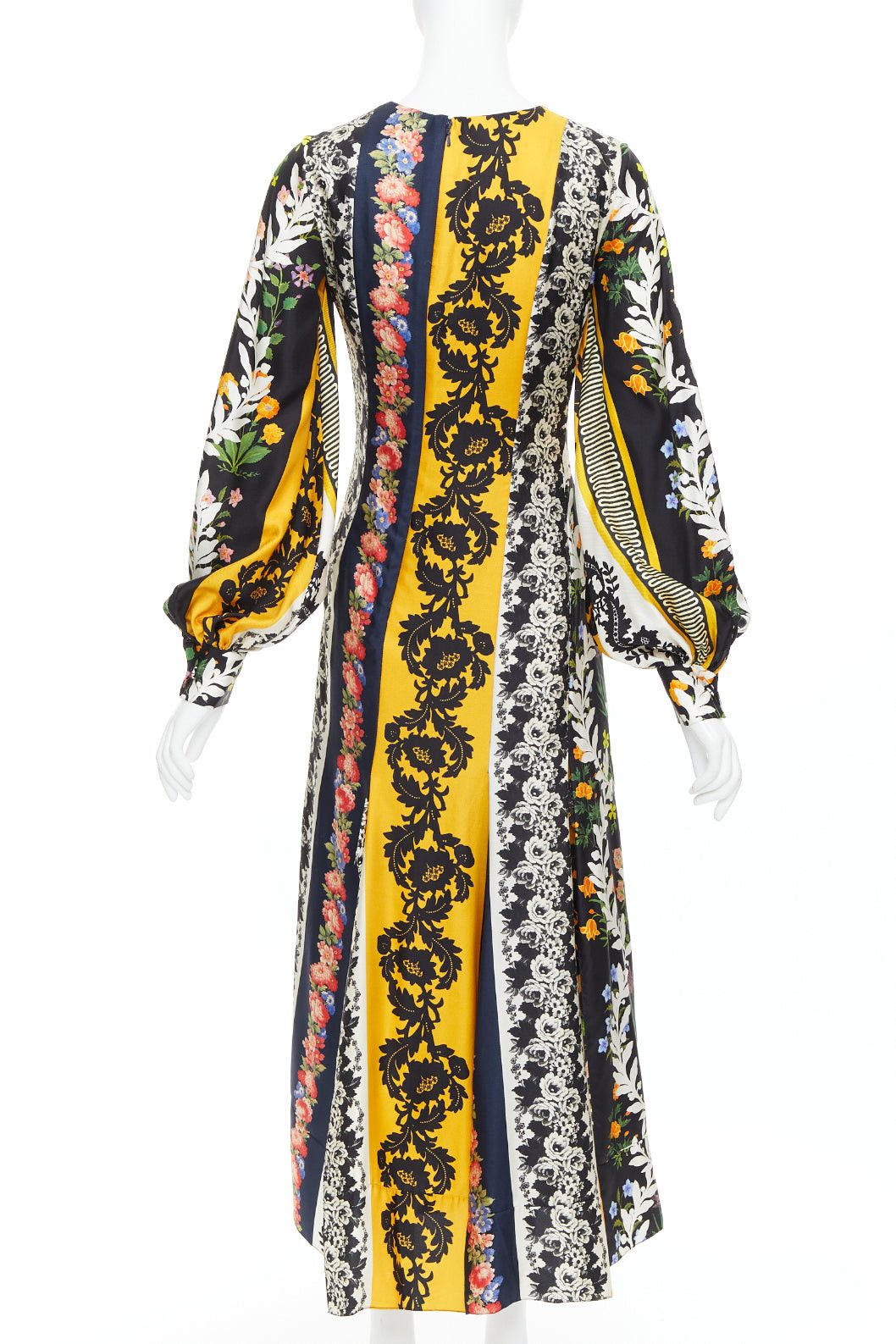 Oscar De La Renta OSCAR DE LA RENTA 2019 100% silk floral print asymmetric boho dress US0 XS Size XS / US 0-2 / IT 36-38 - 5 Thumbnail