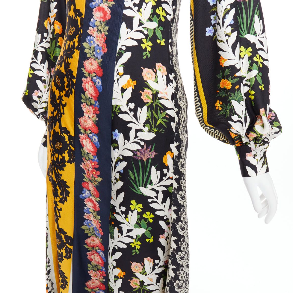 Oscar De La Renta OSCAR DE LA RENTA 2019 100% silk floral print asymmetric boho dress US0 XS Size XS / US 0-2 / IT 36-38 - 7 Thumbnail