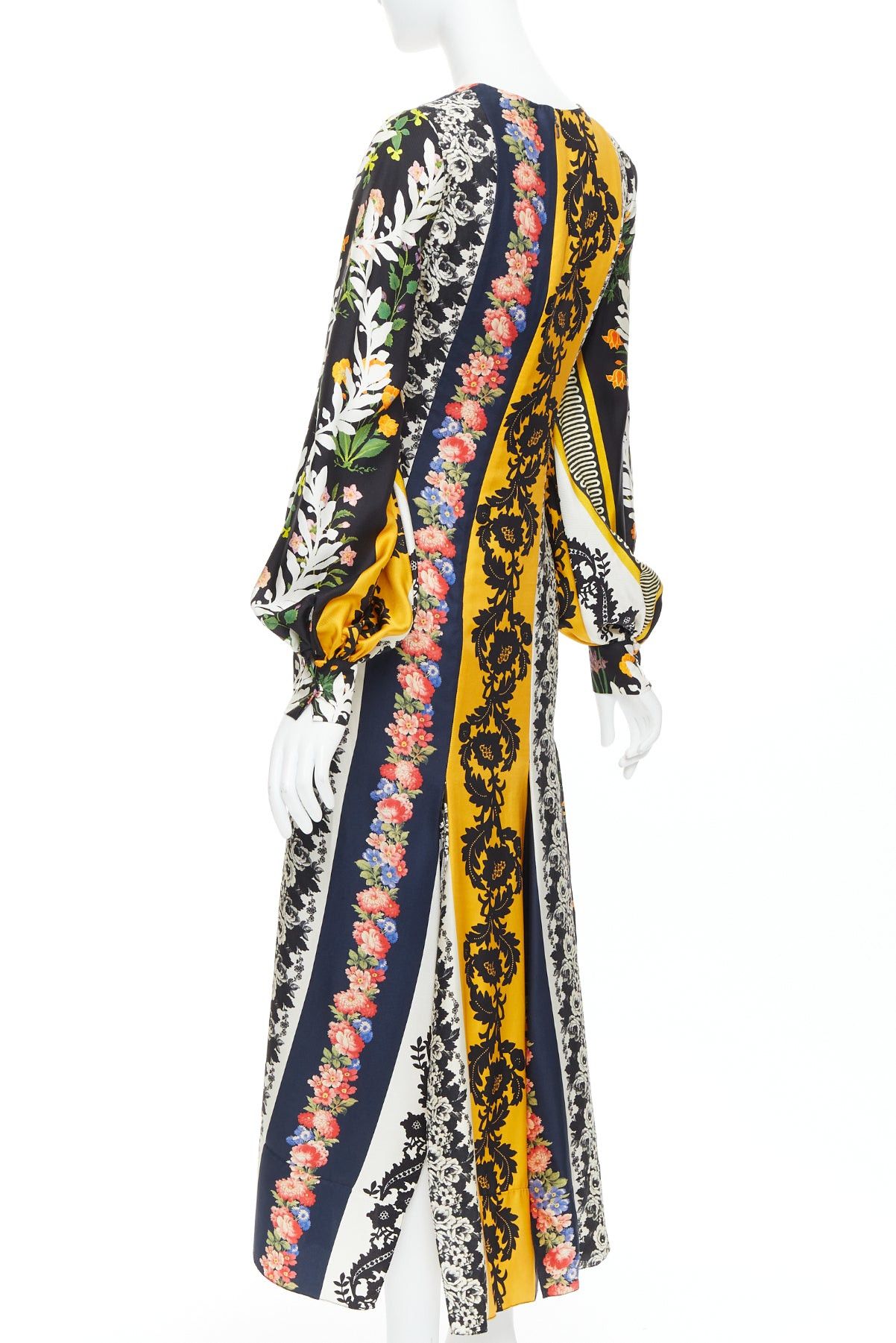 Oscar De La Renta OSCAR DE LA RENTA 2019 100% silk floral print asymmetric boho dress US0 XS Size XS / US 0-2 / IT 36-38 - 6 Thumbnail