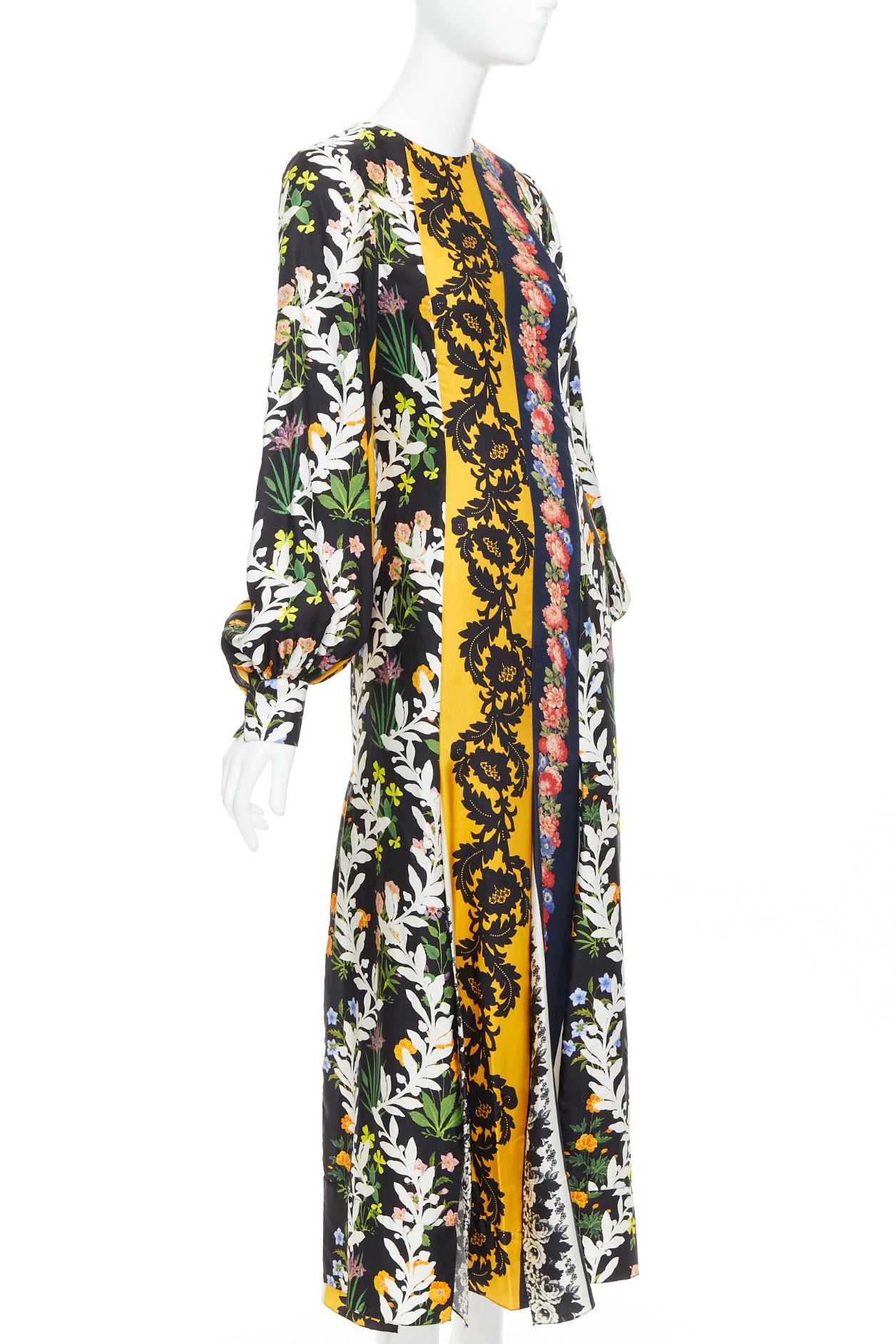 Oscar De La Renta OSCAR DE LA RENTA 2019 100% silk floral print asymmetric boho dress US0 XS Size XS / US 0-2 / IT 36-38 - 3 Thumbnail