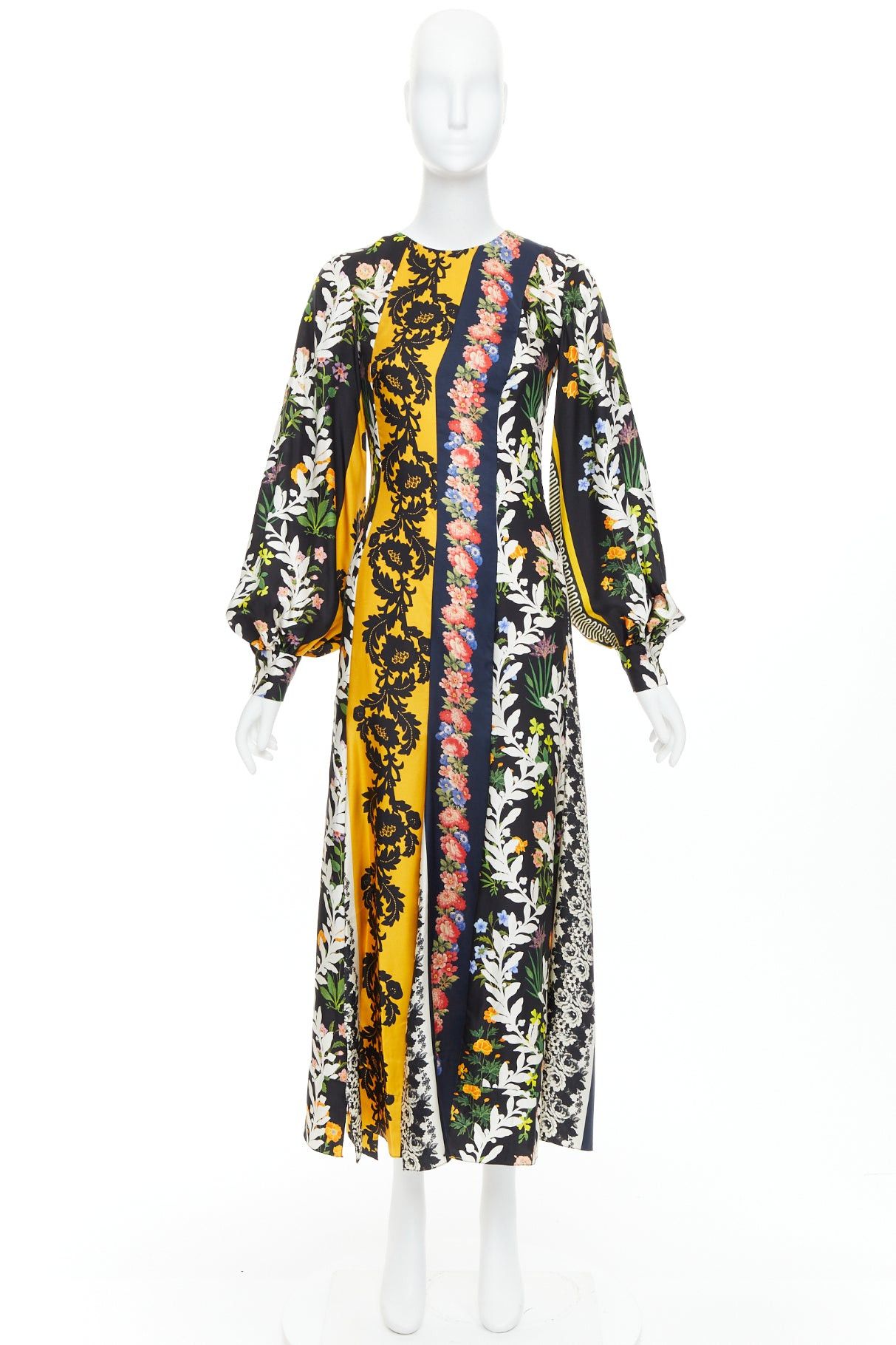 Oscar De La Renta OSCAR DE LA RENTA 2019 100% silk floral print asymmetric boho dress US0 XS Size XS / US 0-2 / IT 36-38 - 9 Thumbnail