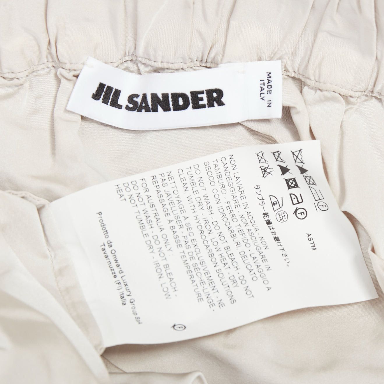 Jil Sander JIL SANDER light grey shiny taffeta 3D deconstructed A-line midi skirt FR34 XS Size 26" / US 2 / IT 38 - 8 Thumbnail