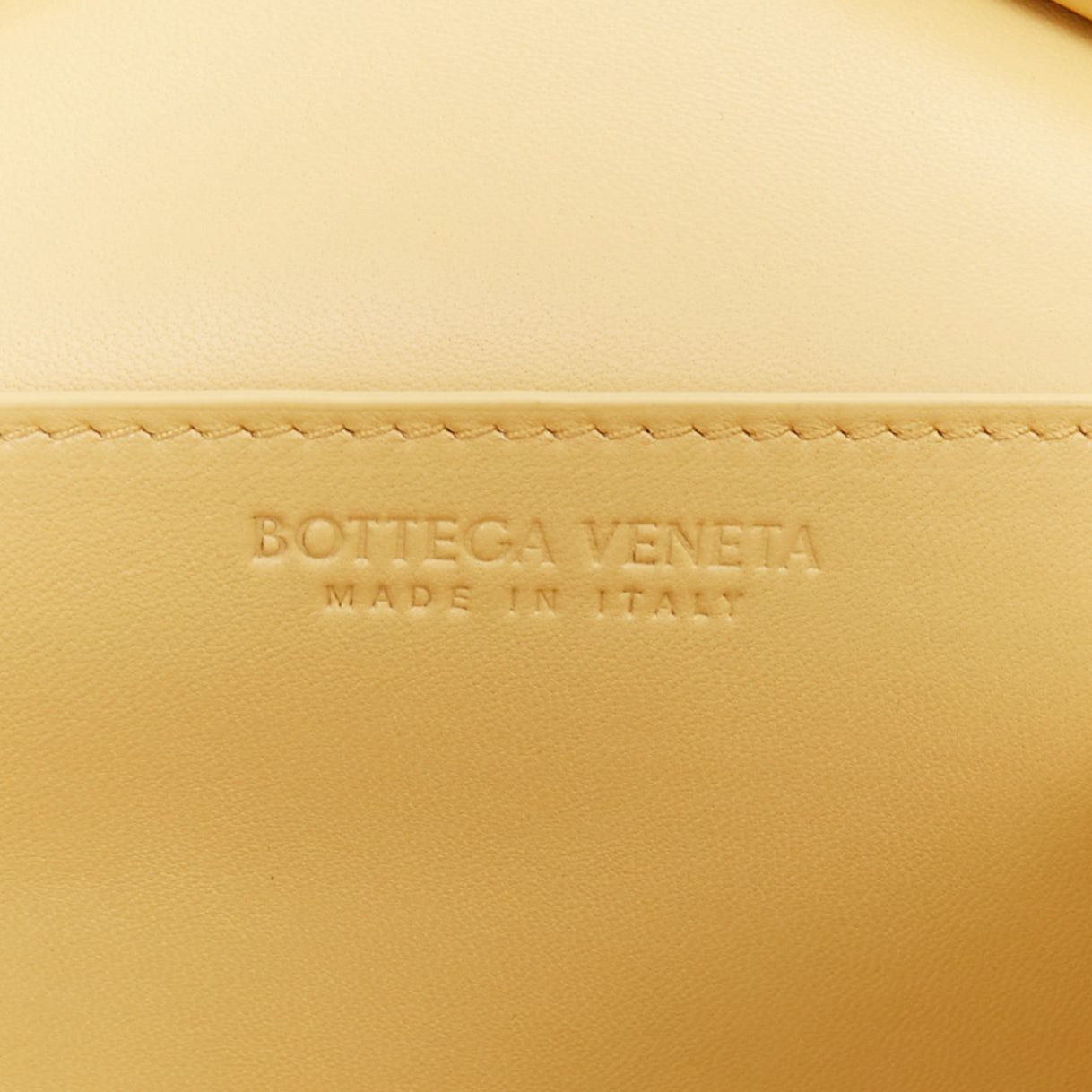 Bottega Veneta BOTTEGA VENETA Sherpa Teddy Gold yellow shearling fur chain underarm shoulder bag Size ONE SIZE - 10 Thumbnail