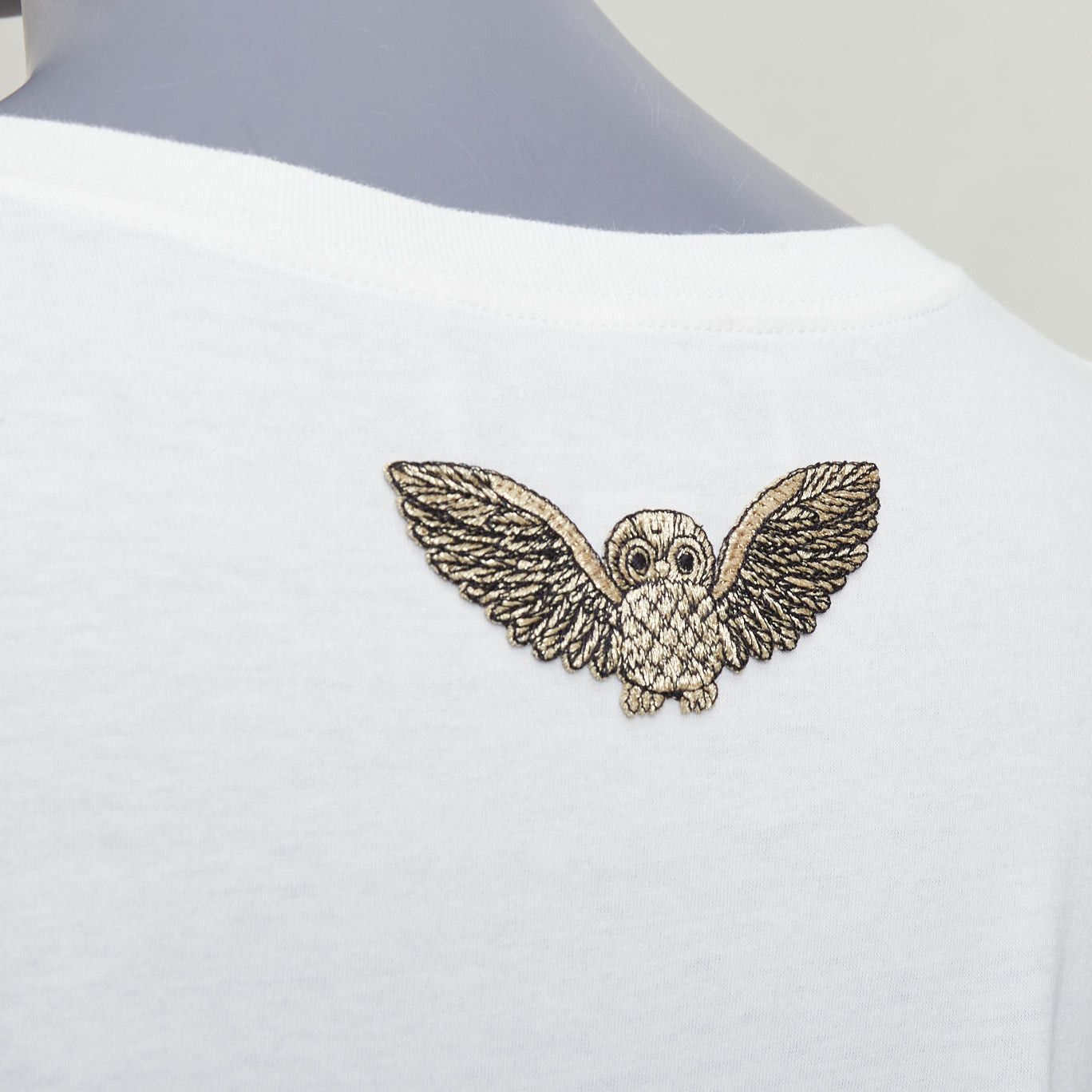 Gucci GUCCI Garden off white double logo print embroidered back tshirt XS Size S / US 4 / IT 40 - 2 Thumbnail