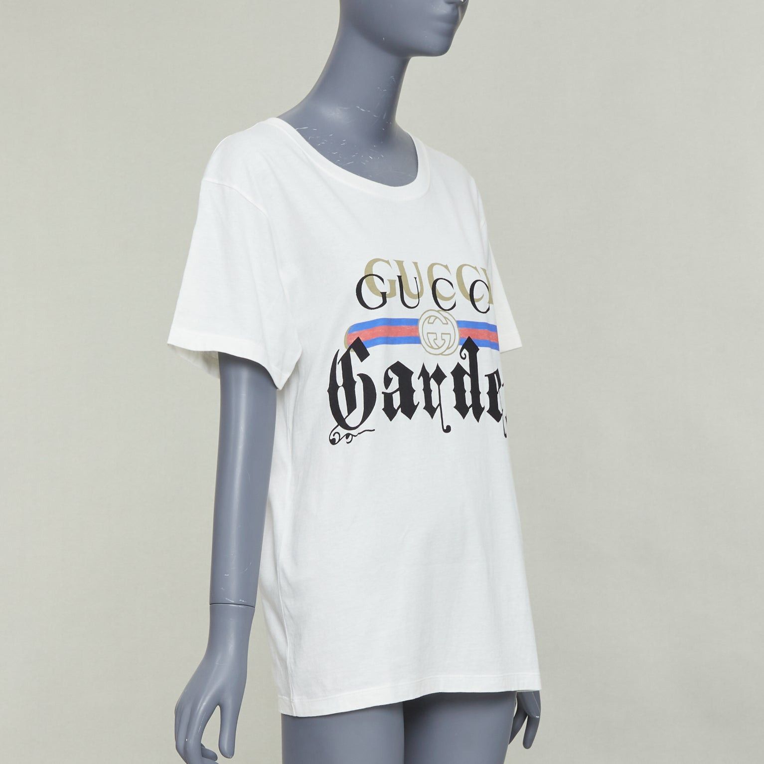 Gucci GUCCI Garden off white double logo print embroidered back tshirt XS Size S / US 4 / IT 40 - 3 Thumbnail