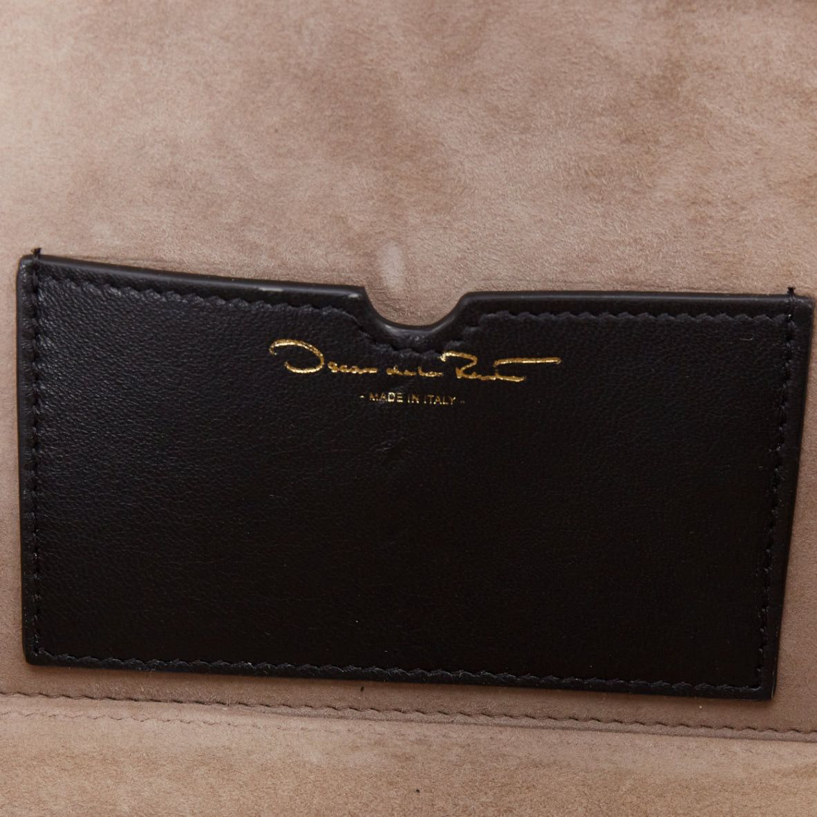 Oscar De La Renta OSCAR DE LA RENTA Alibi Minaudiere black leather gold hardware box clutch Size ONE SIZE - 11 Thumbnail
