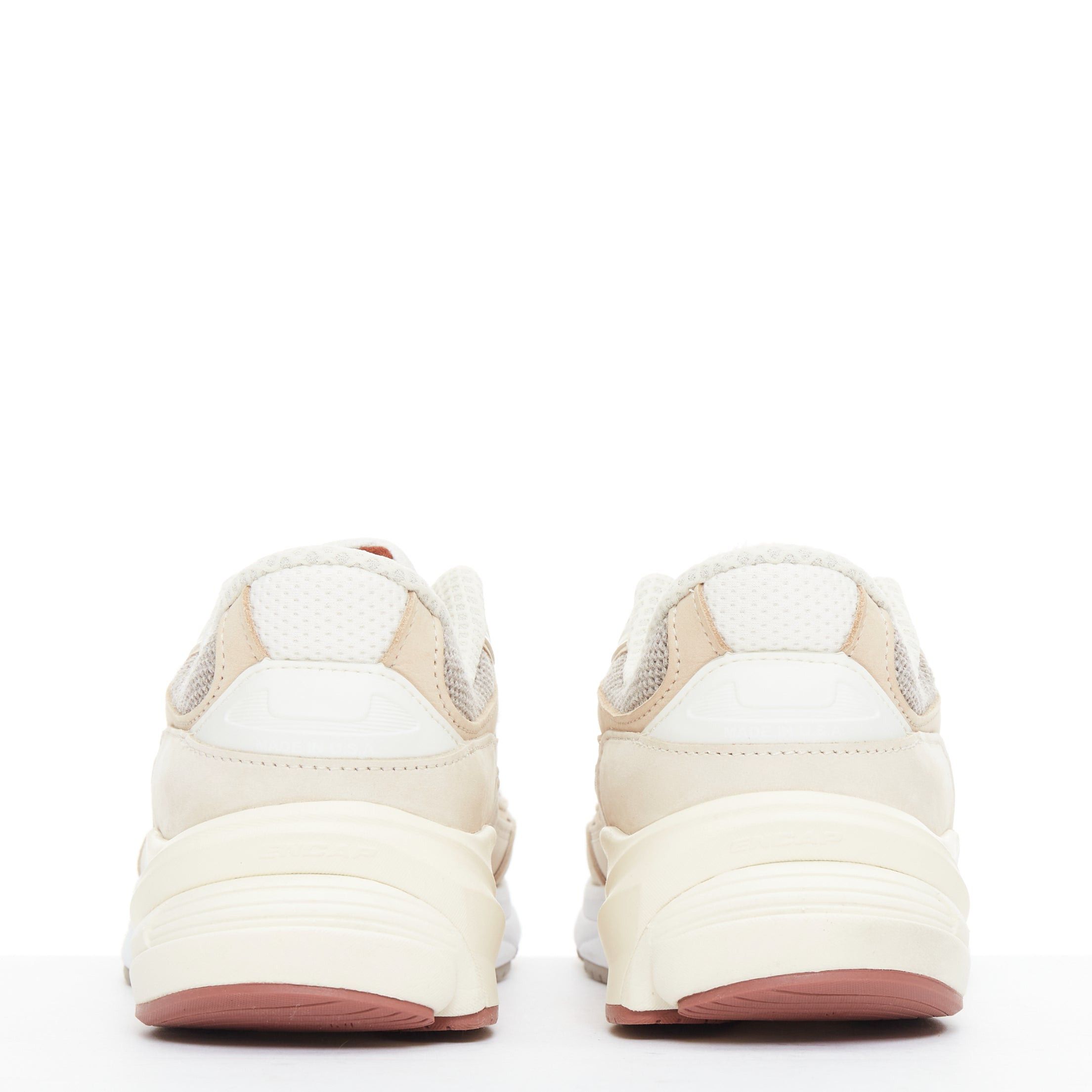 Loro Piana LORO PIANA New Balance 990V6 MiUSA Raw Cashew Limited beige patch sneakers US8.5 Size US 10 / EU 43 - 5 Thumbnail