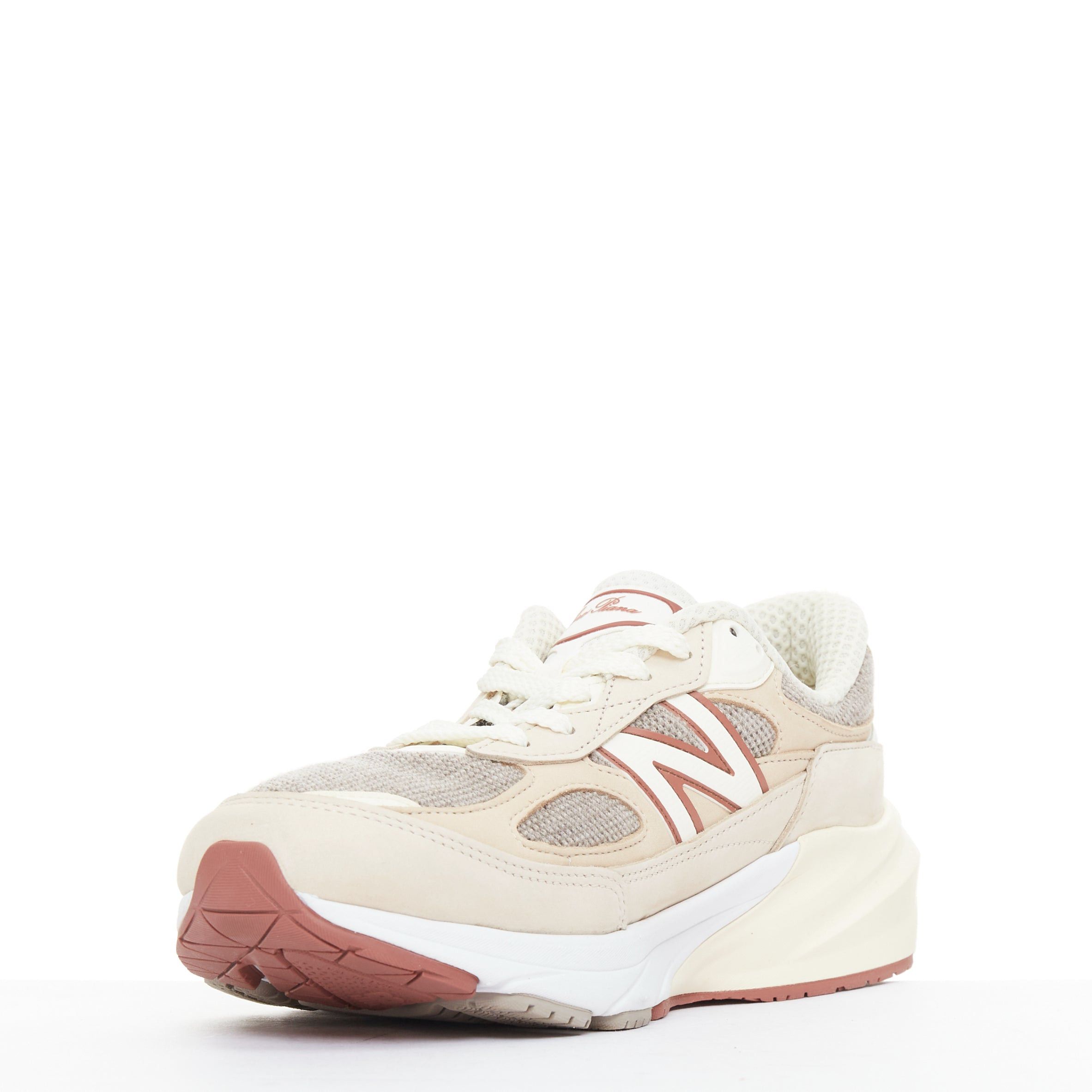 Loro Piana LORO PIANA New Balance 990V6 MiUSA Raw Cashew Limited beige patch sneakers US8.5 Size US 10 / EU 43 - 4 Thumbnail
