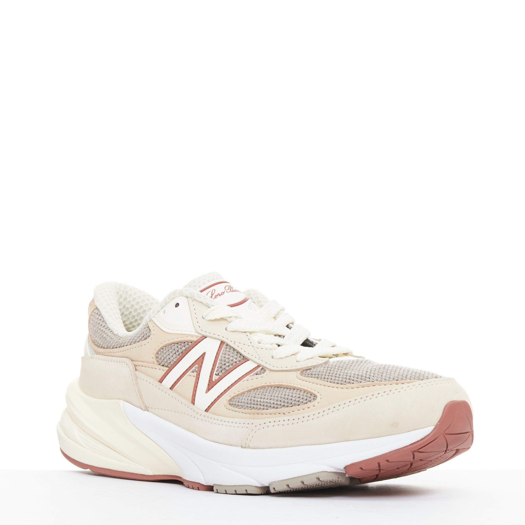 Loro Piana LORO PIANA New Balance 990V6 MiUSA Raw Cashew Limited beige patch sneakers US8.5 Size US 10 / EU 43 - 2 Thumbnail