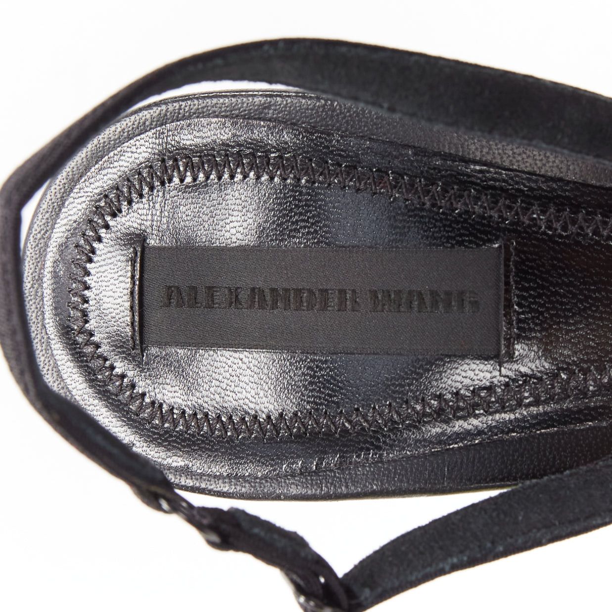 Alexander Wang ALEXANDER WANG Alix nude mesh black fabric strap slingback pumps EU36 Size US 6 / IT 36 - 10 Thumbnail