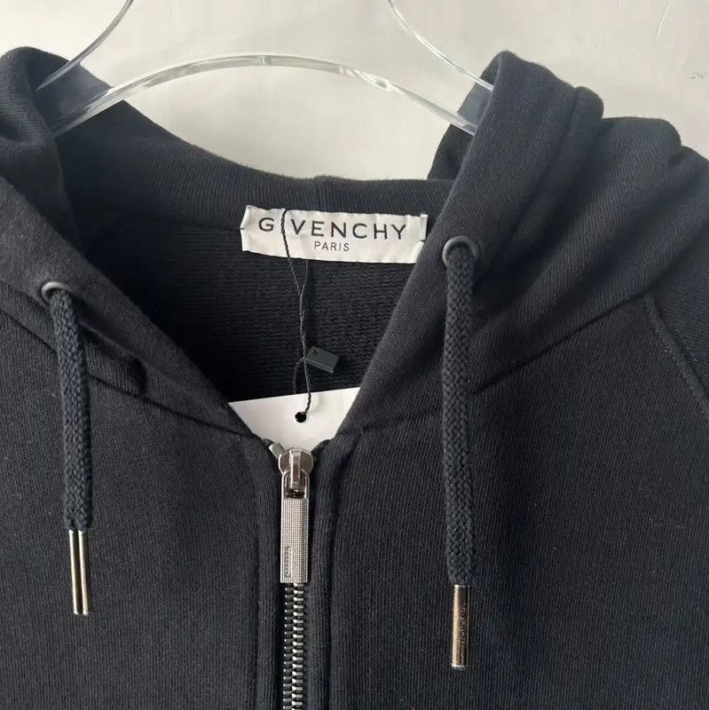 Givenchy Givenchy Black Zip Hoodie for Men 0089 Size US XS / EU 42 / 0 - 2 Thumbnail
