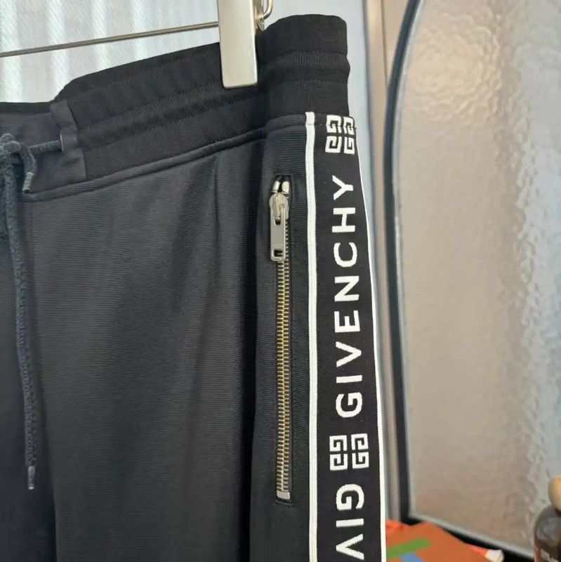 Givenchy Givenchy Black Cotton Casual Pants for Men 0089 Size US 44 / EU 60 - 3 Thumbnail
