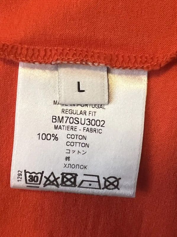 Givenchy Givenchy Summer Orange Cotton Short Sleeve Tee 0089 Size US L / EU 52-54 / 3 - 4 Thumbnail