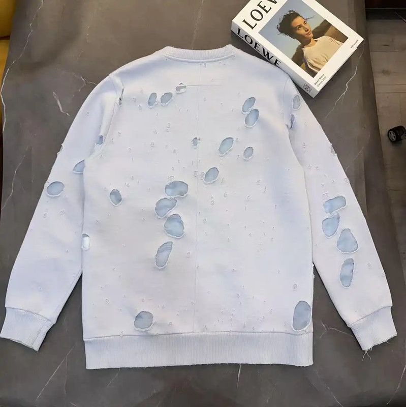 Givenchy Givenchy Blue Cotton Men's Long Sleeve Sweatshirt 0089 Size US M / EU 48-50 / 2 - 2 Thumbnail