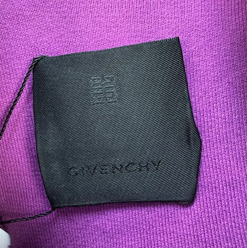 Givenchy Givenchy Purple Cotton Embroidered Long Sleeve Sweatshirt 0089 Size US S / EU 44-46 / 1 - 5 Thumbnail