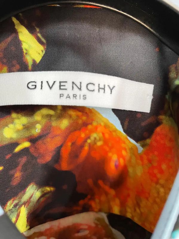 Givenchy Givenchy Multicolor Cotton Print Shirt for Men 0089 Size US M / EU 48-50 / 2 - 4 Thumbnail