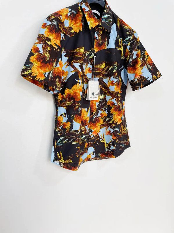 Givenchy Givenchy Multicolor Cotton Print Shirt for Men 0089 Size US M / EU 48-50 / 2 - 3 Thumbnail