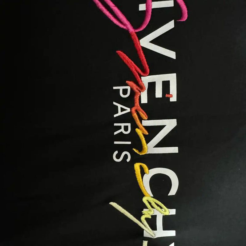 Givenchy Givenchy Black Cotton Logo T-Shirt for Men 0089 Size US S / EU 44-46 / 1 - 3 Thumbnail