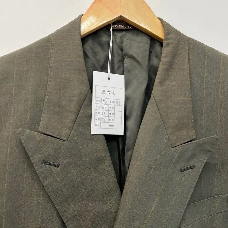 Givenchy Givenchy Green Wool Men's Outerwear Jacket 0089 Size US L / EU 52-54 / 3 - 3 Thumbnail