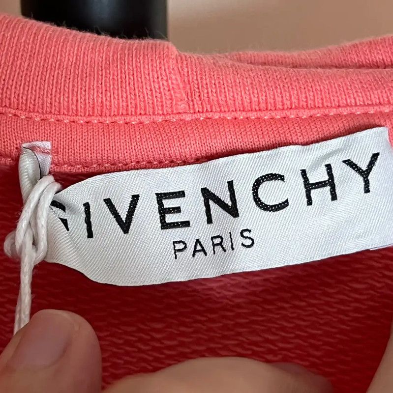 Givenchy Givenchy Pink Cotton Men's Hoodie 0089 Size US XS / EU 42 / 0 - 6 Thumbnail
