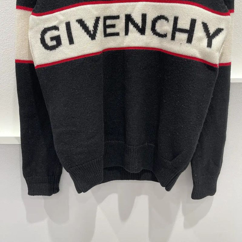 Givenchy Givenchy Black Cotton Logo Sweater 0089 Size US S / EU 44-46 / 1 - 4 Thumbnail