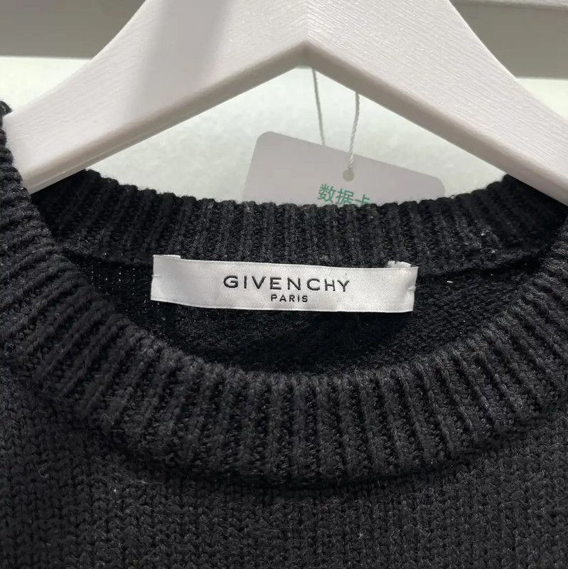 Givenchy Givenchy Black Cotton Logo Sweater 0089 Size US S / EU 44-46 / 1 - 5 Thumbnail