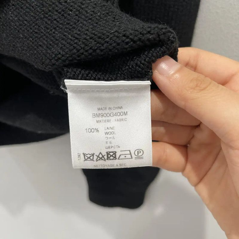 Givenchy Givenchy Black Cotton Logo Sweater 0089 Size US S / EU 44-46 / 1 - 6 Thumbnail