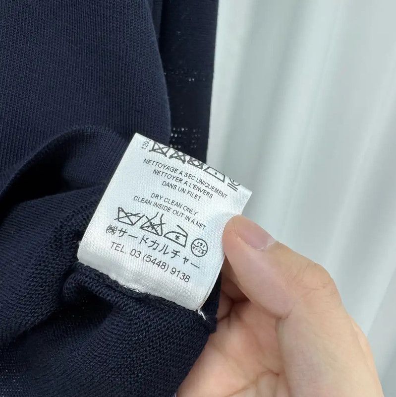 Givenchy Givenchy Deep Blue Wool Blend Logo Knit Sweater 0089 Size US M / EU 48-50 / 2 - 6 Thumbnail
