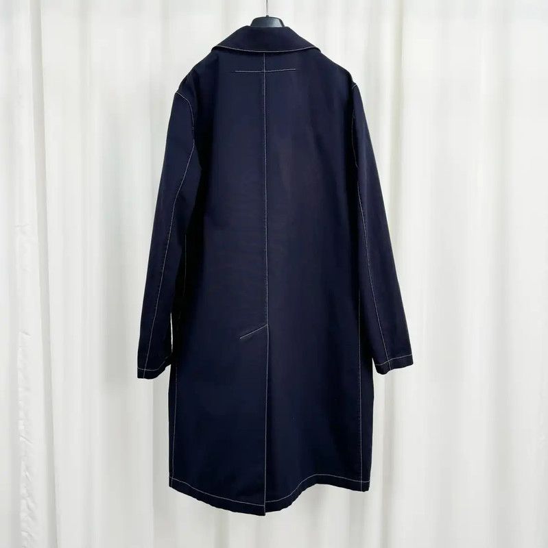 Givenchy Givenchy Long Navy Cotton Overshirt 0089 Size US M / EU 48-50 / 2 - 2 Thumbnail