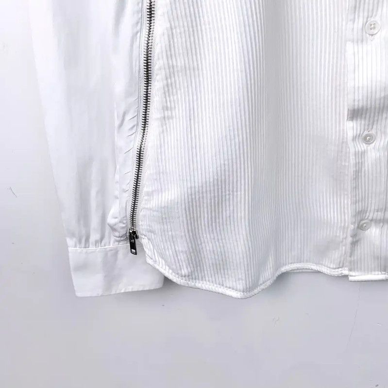 Givenchy Givenchy White Cotton Long Sleeve Shirt 0089 Size US M / EU 48-50 / 2 - 4 Thumbnail