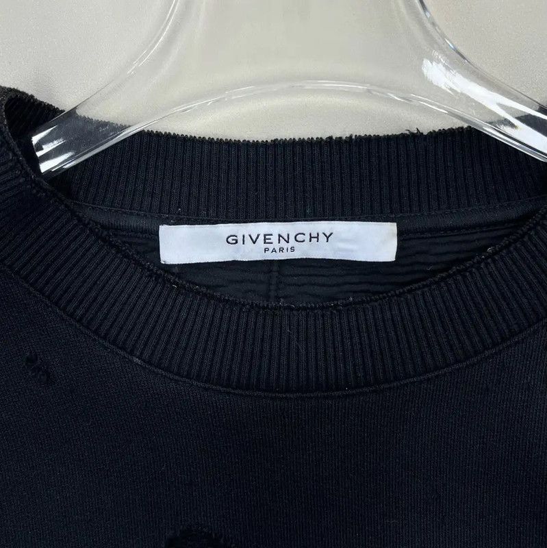Givenchy Givenchy Black Men's Sweatshirt with Logo 0089 Size US S / EU 44-46 / 1 - 3 Thumbnail