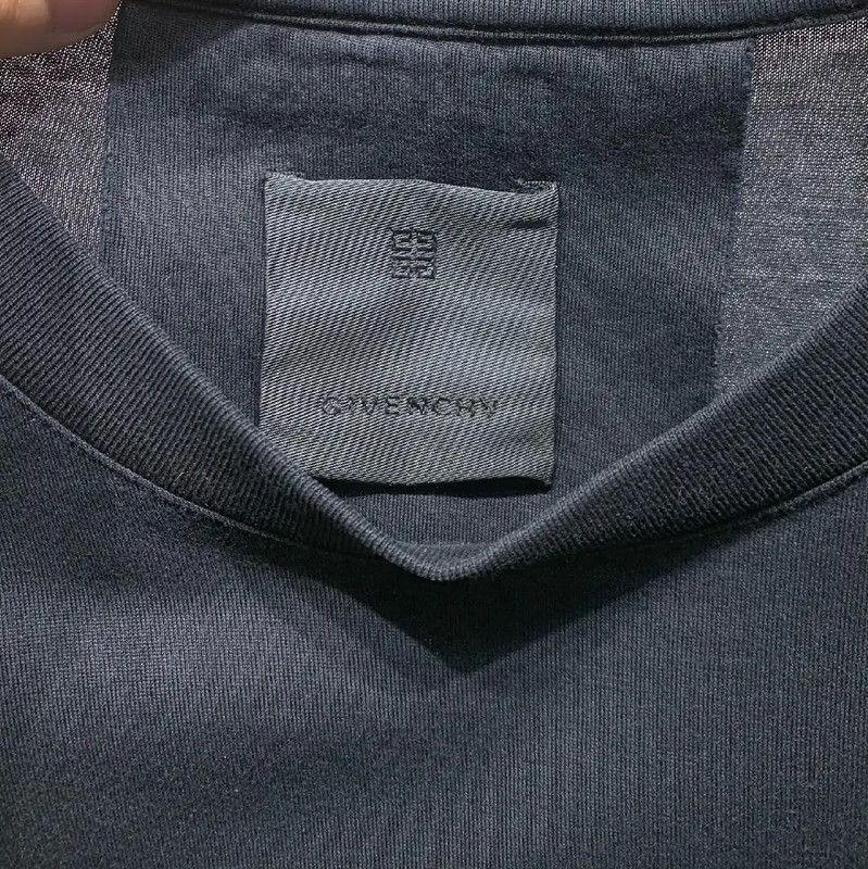 Givenchy Givenchy Black Cotton XXS Men's T-shirt 0089 Size US XXS / EU 40 - 2 Thumbnail