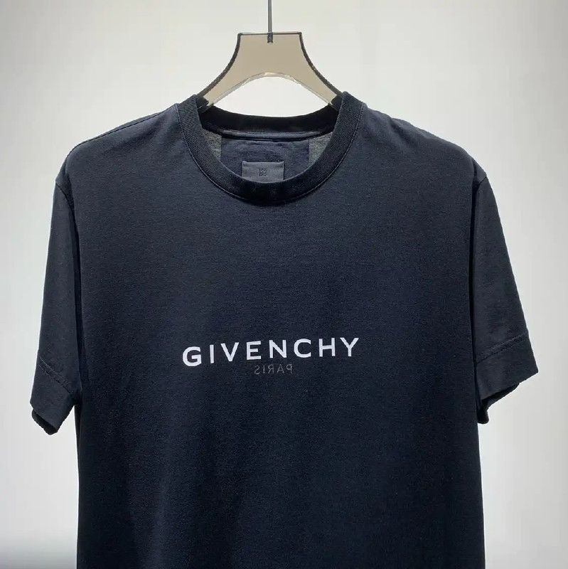 Givenchy Givenchy Black Cotton XXS Men's T-shirt 0089 Size US XXS / EU 40 - 3 Thumbnail