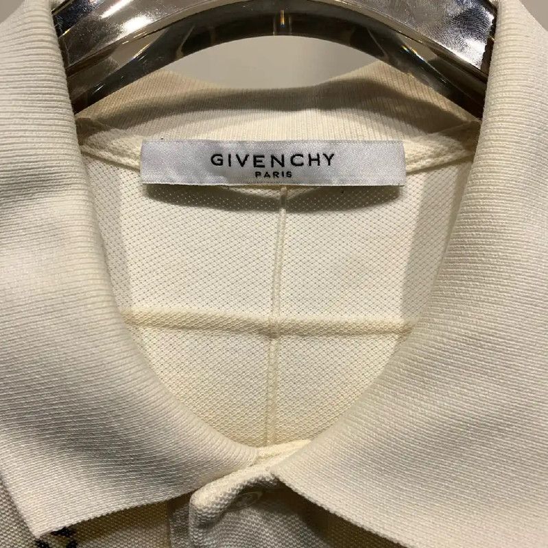 Givenchy Givenchy Cotton Polo Shirt for Men in Beige 0089 Size US S / EU 44-46 / 1 - 2 Thumbnail