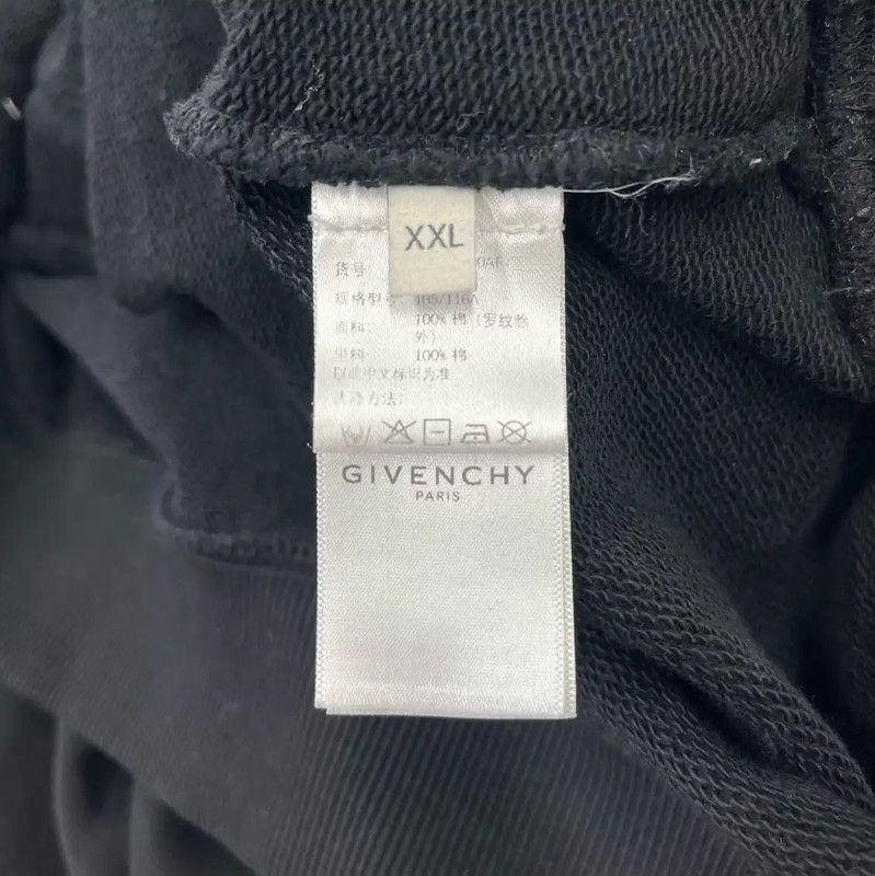 Givenchy Givenchy XXL Black Men's Hooded Sweatshirt 0089 Size US XXL / EU 58 / 5 - 4 Thumbnail