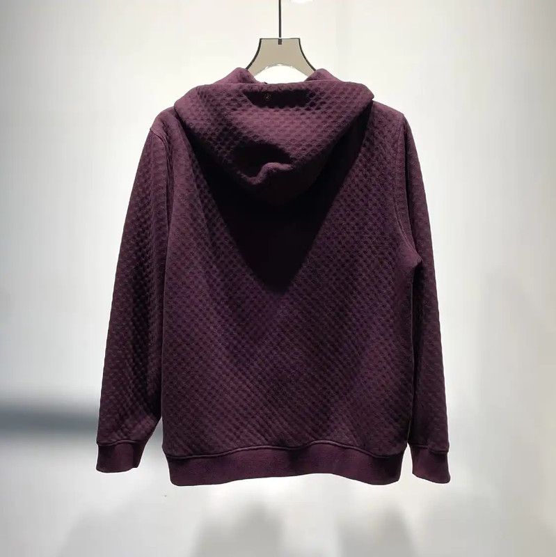 Givenchy Givenchy Men's Hooded Zip-Up Jacket in Burgundy 0089 Size US M / EU 48-50 / 2 - 2 Thumbnail