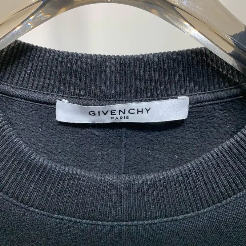 Givenchy Givenchy Men's Black Cotton Sweatshirt 0089 Size US XS / EU 42 / 0 - 4 Thumbnail