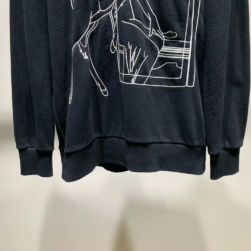 Givenchy Givenchy Men's Black Cotton Sweatshirt 0089 Size US XS / EU 42 / 0 - 9 Thumbnail