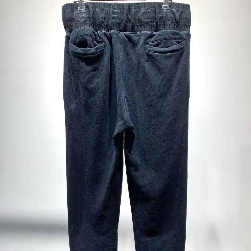 Givenchy Givenchy Black Cotton Casual Pants for Men 0089 Size US 34 / EU 50 - 2 Thumbnail