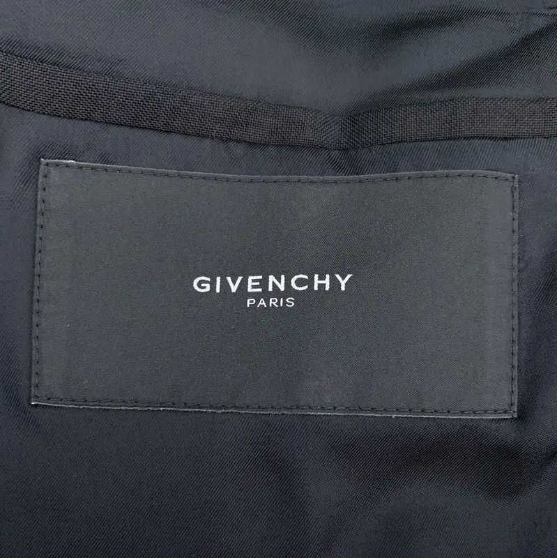 Givenchy Givenchy Black Wool Men's Jacket 0089 Size US S / EU 44-46 / 1 - 5 Thumbnail